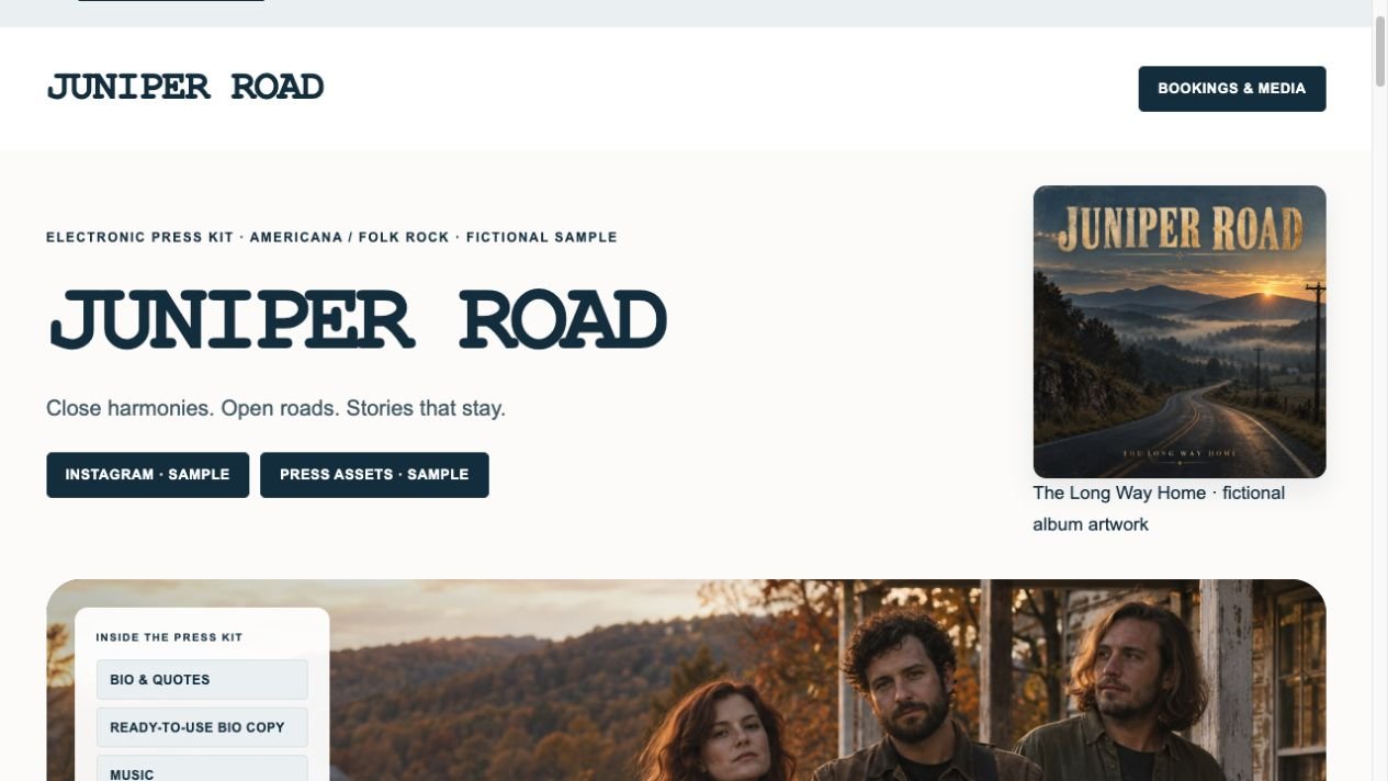Juniper Road Super Star EPK preview